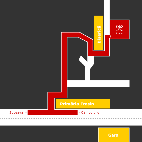 Harta Pensiunea CristinaFrasin